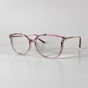 Lensmart TR87042 C19 Eyeglasses Frame Only 53-17-138 Pink/Gold Womens Full Rim
